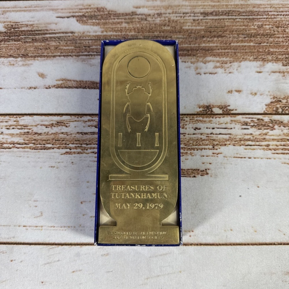 Treasures of Tutankhamun Opening Night De Young Museum Cartouche 79 Used